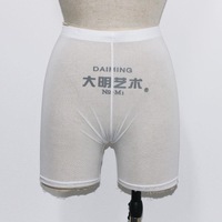 OMSJ nowy wysokiej talii kobiety Sexy Neon zielony różowy perspektywa Mesh Sheer spodenki do pływania dół od bikini Cover Up stałe stroje kąpielowe 5